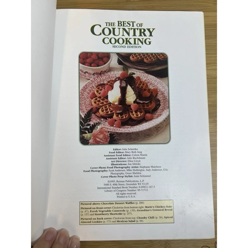 The Best of Country Cooking Second‎ Edition-1995 - Printed in USA
